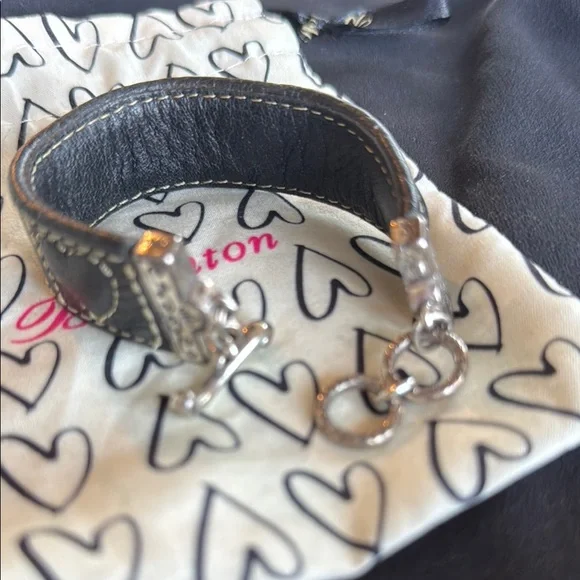 Brighton Black Leather Bracelet - Picture 2 of 6